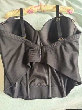 Victoria's Secret Black Bustier Corset Top